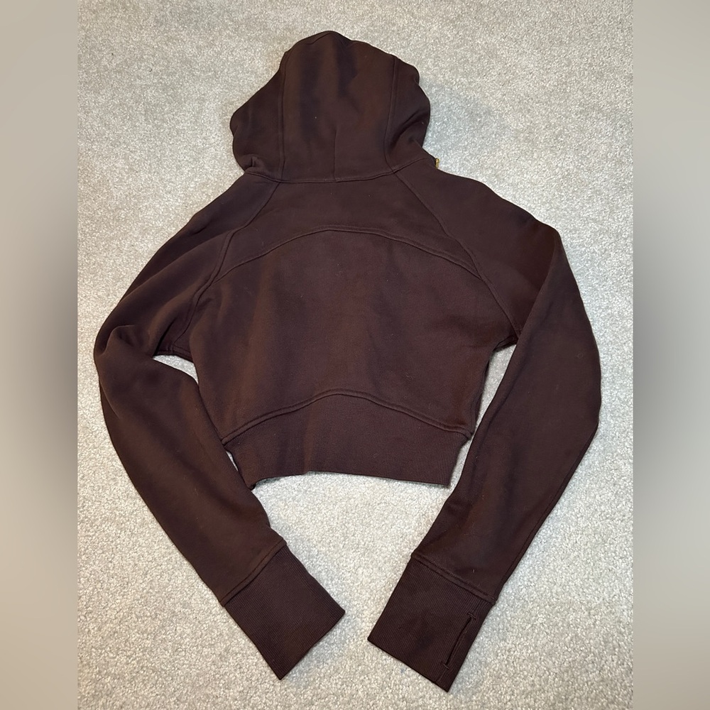 lululemon athletica Brown Full-Zip Hooded Sweatshirt - Picture 3 of 6